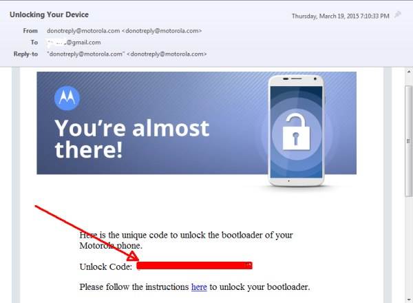 How To Unlock The Moto G XT1033 / XT1032 Bootloader 5