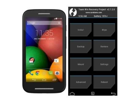 How to Root and Install TWRP/CWM Recovery Motorola Moto E 5