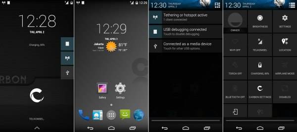 Carbon ROM 4.4.4 Kitkat For Moto E 1