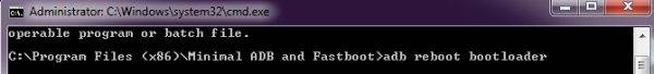 adb reboot bootloader