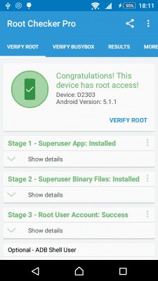 root checker xperia m2