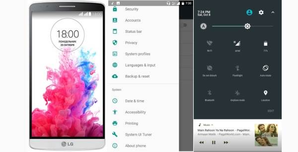crDroid 3.5 Android 7.1.2 Nougat For LG G3 All Variant 1