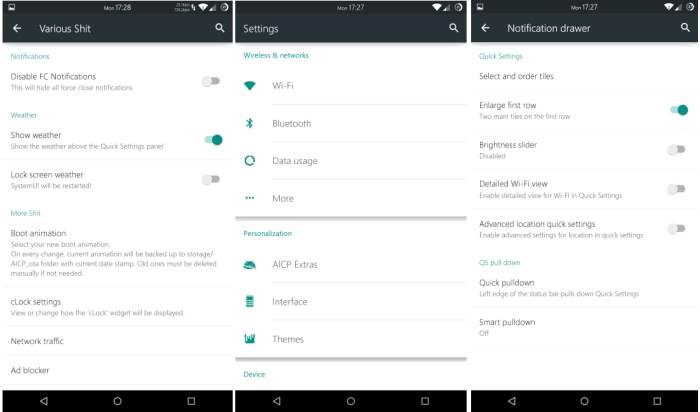 Install AICP 13.1 Android 8.1 Oreo ROM On Nexus 6 1