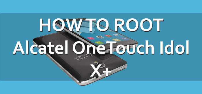 Root Alcatel OneTouch Idol X+ No PC