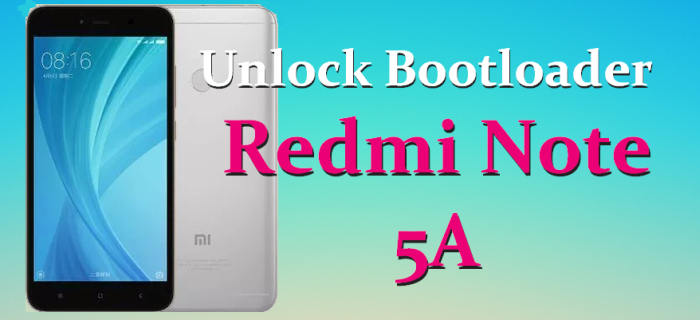 How To Unlock Bootloader Redmi Note 5A (UGG) / 5A LITE (UGGLITE) Without Permission 1