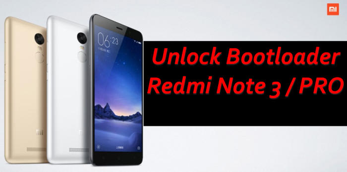 Unlock Bootloader Xiaomi Redmi Note 3 / Pro Without Permission 1