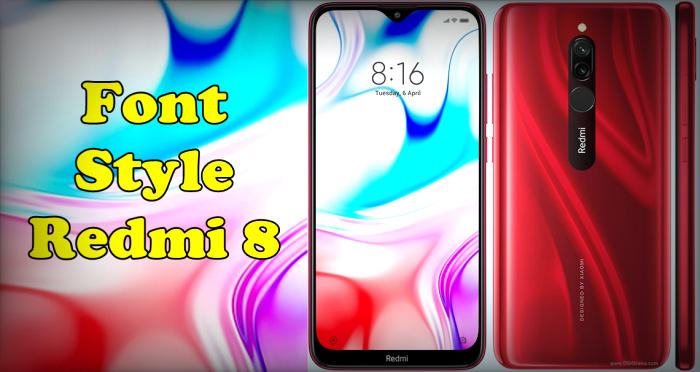 How To Change Redmi 8 Font Style Easy and Free 5