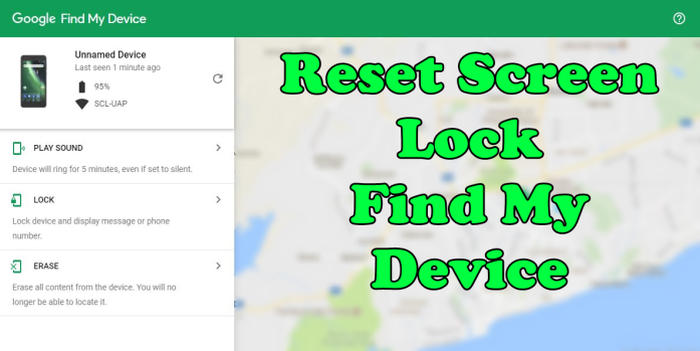 Reset Screen Lock via Find My Device