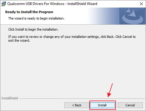 Install USB Driver