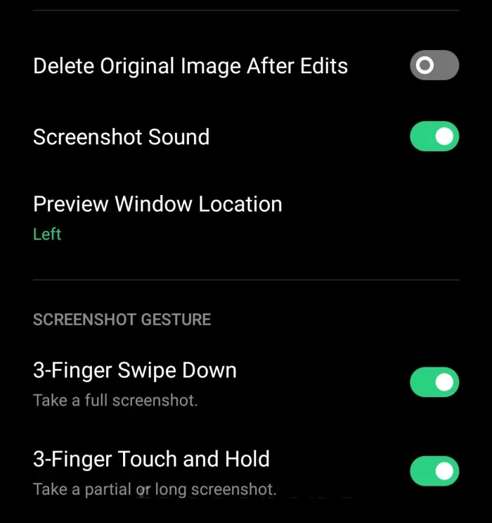 3 Finger Screenshot