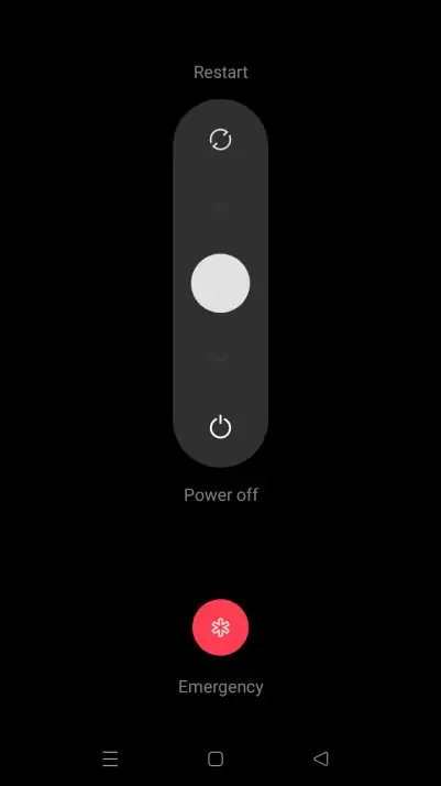 Turn off with button Oppo
