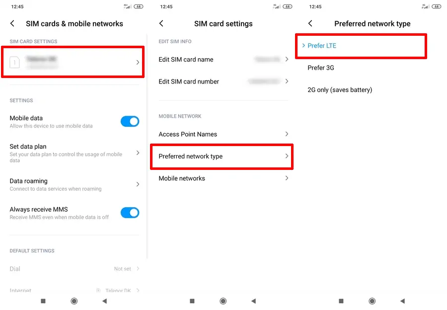 Preferred Network Type Poco